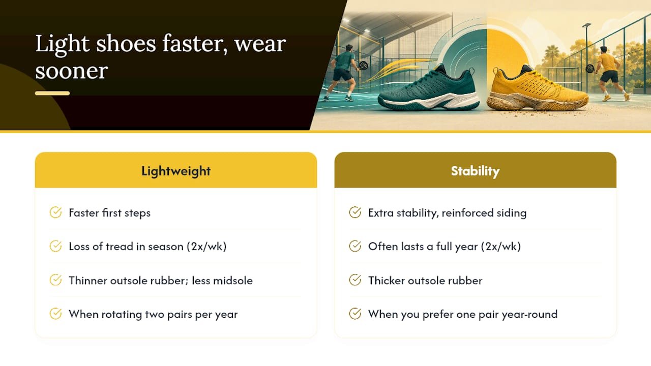 Weight and Durability Trade-Offs — overview diagram